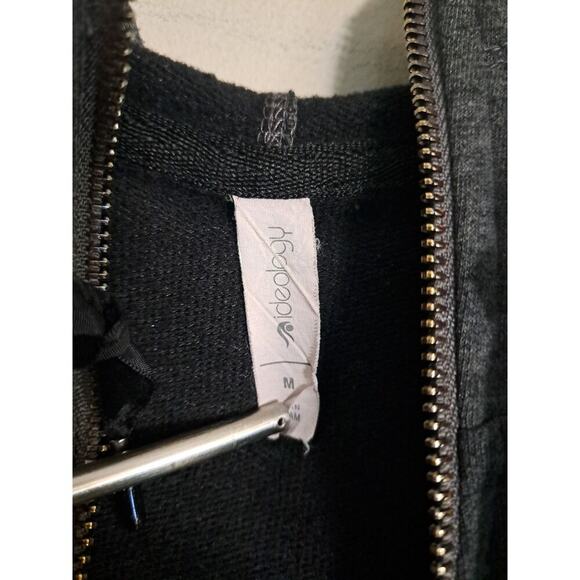 Ideology Zip Up Long Sleeve Embroidered Hooded Jacket - Picture 9 of 11